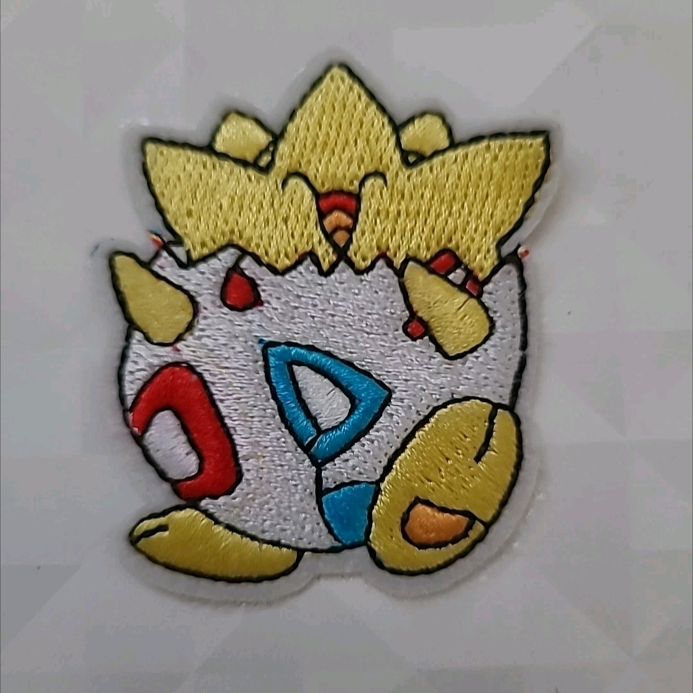 Pokemon Togepi Character Embroidered Iron On Patch